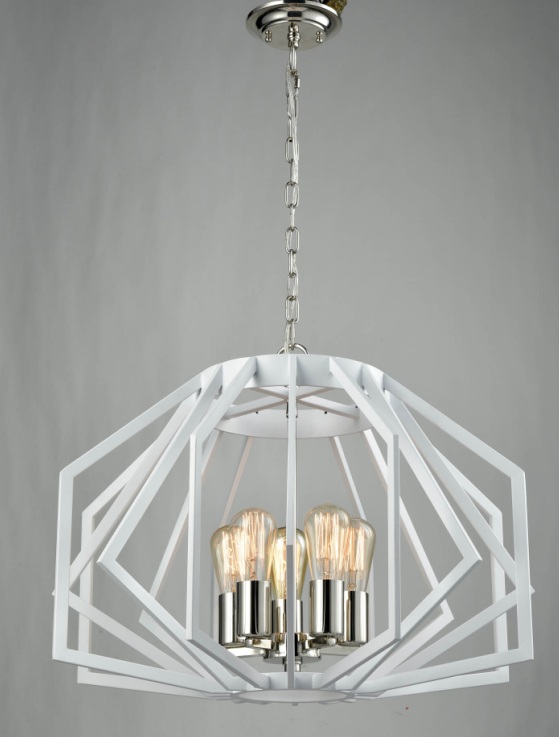 PENDANT ES X 5 Wh WIDE ANGULAR CAGE OD600mm