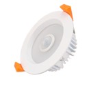 D/L FIXED 10W RND WH 5K IP20 90mm w/Motion Sensor 850 Lm