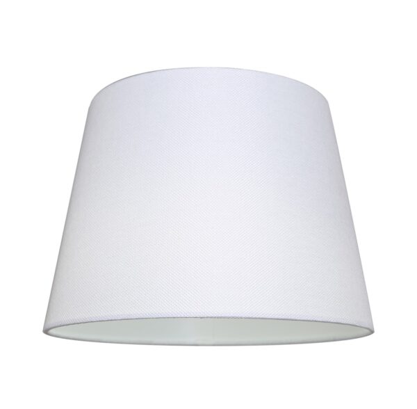 DIY Lampshade White Fabric SLANTED OD320mm