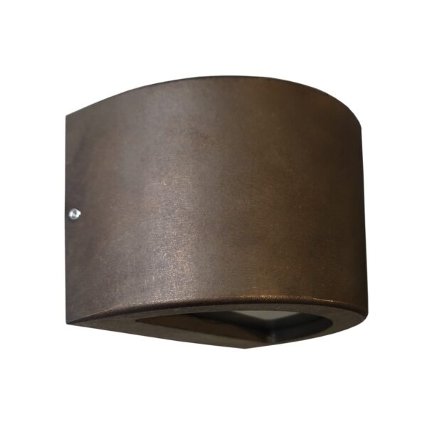 STEP S/M 12V G4 CURVED Antique Bronze IP54 OD104mm