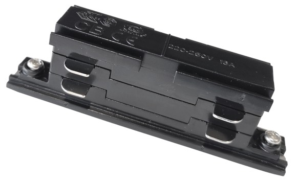 TRACK 3 Circuit 4 Wire Mini Straight Connector BLK