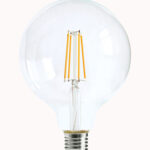 GLOBE LED ES G95 DIMM Filament 6W 2700K CLR 600 Lm