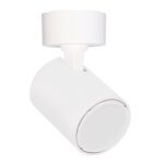 SPOT S/ADJ GU10 Wh IP20 RND BASE OD60mm