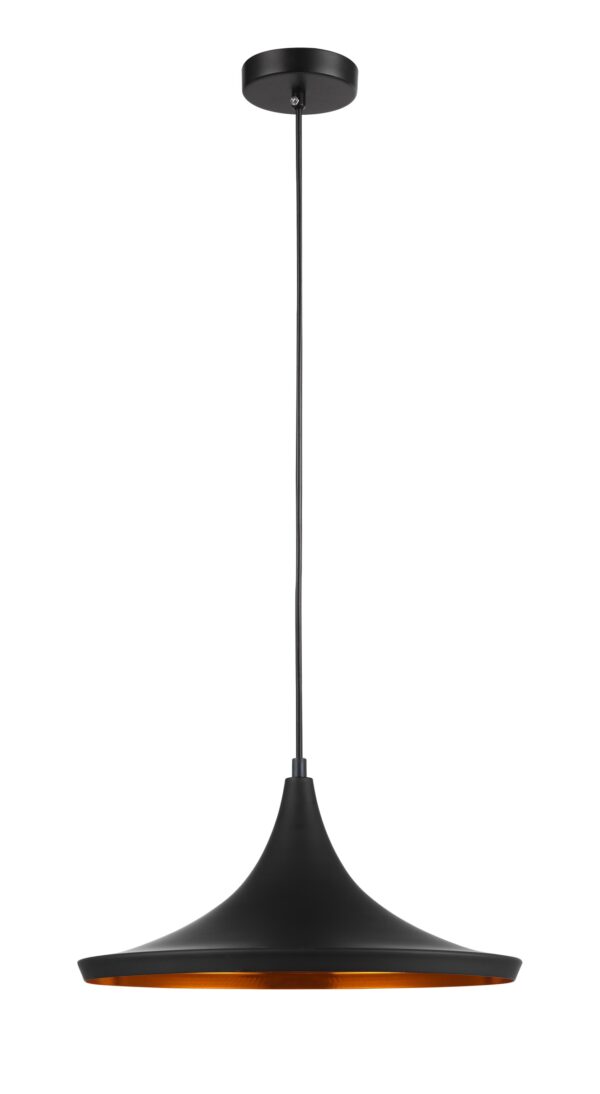 PENDANT ES BLK MEXICAN HAT OD350mm